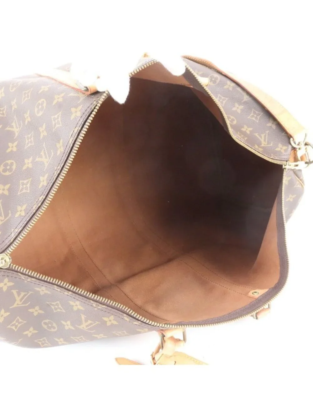Louis Vuitton Monogram Keepall Bandouliere 55 Leather 2-Way Boston Bag Crossbody